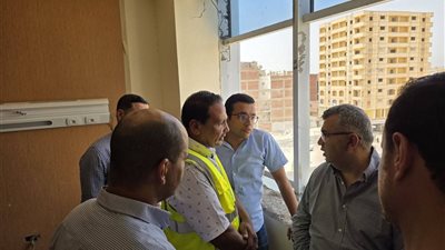 مساعد وزير الصحة يتفقد إنشاءات مستشفى بدر المركزي الجديدة بالبحيرة