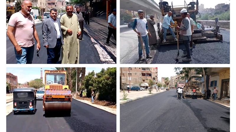 جانب من الأعمال بمدينة