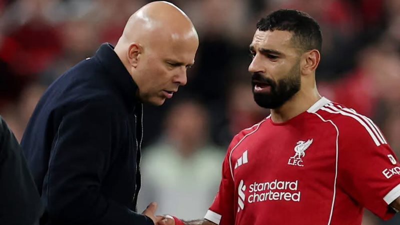 محمد صلاح وآرني سلوت