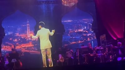 نجل شقيق عبدالحليم حافظ يحتفي بعمل أول حفل هولوجرام له بالمغرب 