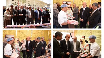 استعدادًا لعيد الأضحي.. افتتاح معرض السلع والمنتجات الغذائية بجامعة بنى سويف 