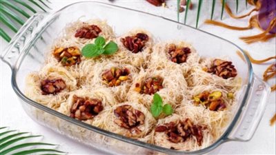     حضري الكنافة البلورية في العيد بخطوات سهلة ونتيجة مثل المحلات