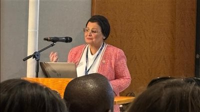 عبلة الألفي تستعرض تجربة مصر في الذكاء الاصطناعي والرعاية الصحية بجنيف