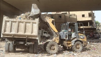الجيزة: رفع 1140 طن قمامة بتجمعات بترعة الزمر والمنيب 