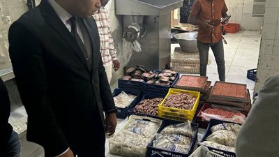 ضبط أكثر من 2 طن لحوم ودواجن غير صالحة للاستهلاك وغلق مصنع غير مرخص بالسويس