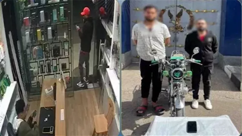 المتهمان عقب القبض