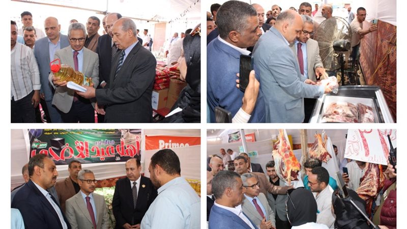 محافظ بنى سويف خلال