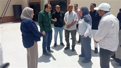 نائب محافظ الإسماعيلية يتفقد المجزر الآلي ومحطة مياه الشرب