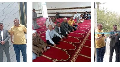 محافظ بني سويف ينيب رئيس مركز ناصر في افتتاح مسجد عبد الحميد مهران ببني عدي 