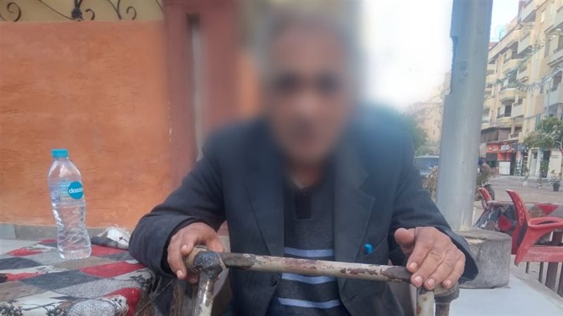 حالة مسن بلا مأوى