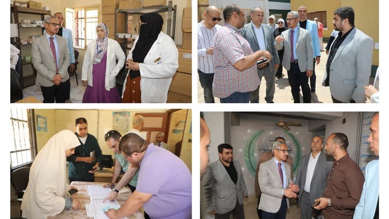 محافظ بنى سويف خلال