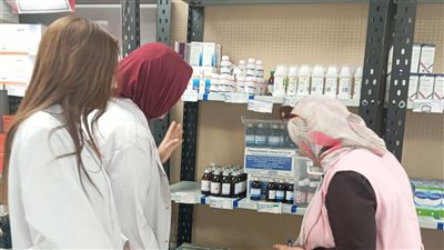 جولة إشرافية لإدارة الصيدلة بفرع الرعاية الصحية بالسويس 