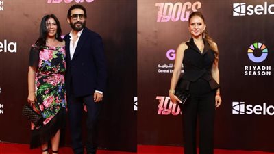 أحمد حلمي ومنى زكي ونيللي كريم.. زخم فني في العرض الخاص لفيلم 7 Dogs |صور
