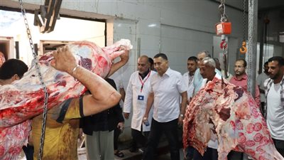 محافظ القليوبية يتفقد مجزر حي غرب شبرا الخيمة ويتابع استعدادات عيد الأضحى