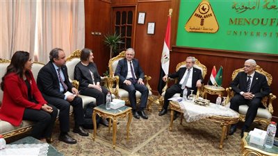 رئيس جامعة المنوفية يستقبل وفدا من جامعة أنقرة لبحث سبل التعاون الأكاديمي