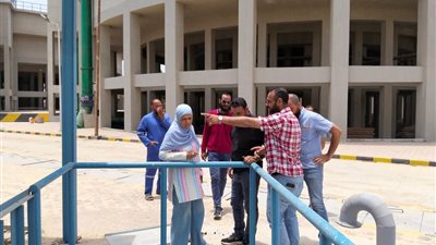 بني سويف: تركيب 3 طلمبات مياه منتجة وسحب بمحطة ببا المطورة