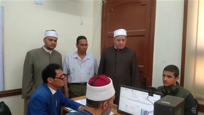 متابعة امتحانات القراءات وأعمال الكنترولات بالقليوبية الأزهرية
