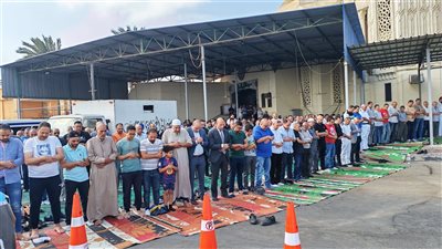تشييع جثمان اللواء ياسر صابر مساعد وزير الداخلية الأسبق ببورسعيد  