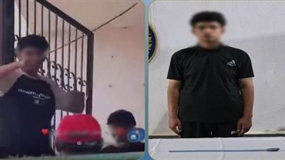القبض على طالب لوح بـ