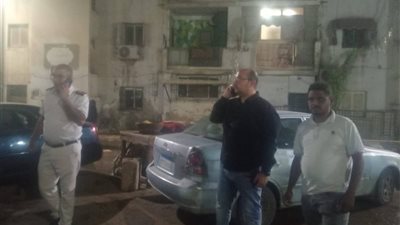 إصلاح كسر مفاجئ في ماسورة مياه حريق خلف مساكن الشهداء بالأربعين بالسويس 