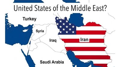 على تروث سوشيال.. ترامب ينشر خريطة لإيران بعلم الولايات المتحدة
