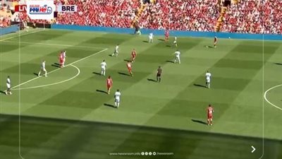 أهداف وملخص مباراة ليفربول وبرينتفورد الشوط الأول في الدوري الإنجليزي 2025-26
