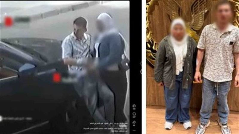 المتهمان عقب القبض