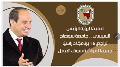 تنفيذًا لرؤية الرئيس السيسي.. جامعة سوهاج تراجع 16 برنامجًا دراسيًا جديدًا 