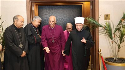 وزير الأوقاف يستقبل وفد الكنيسة الأسقفية الأنجليكانية بمصر للتهنئة بعيد الأضحى