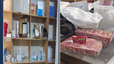 ضبط 150 ألف قرصا و1300 عبوة منشطات مجهولة المصدر داخل مخزن غير مرخص بالشرقية