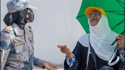 المرأة السعودية في الصفوف الأمامية.. منسوبات الحرس يؤمن الحجاج|صور