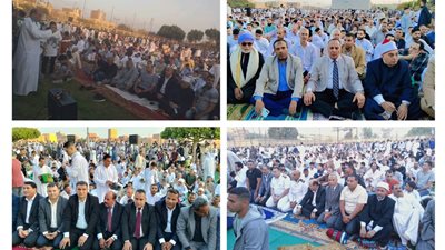 رؤساء مدن ومراكز بنى سويف ينقلون تهانى المحافظ بعيد الأضحى للمواطنين 