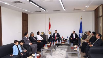 محافظ دمياط يستقبل المهنئين بعيد الأضحى بديوان عام المحافظة
