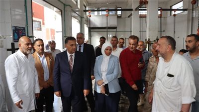 محافظ القليوبية يتفقد مجزر كفر سعد في أول أيام عيد الأضحى للاطمئنان على العمل 
