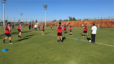 منتخب الناشئين يختتم استعداداته لمواجهة تنزانيا في نصف نهائي أمم إفريقيا 
