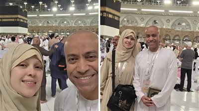 سامح حسين وزوجته في رحاب 