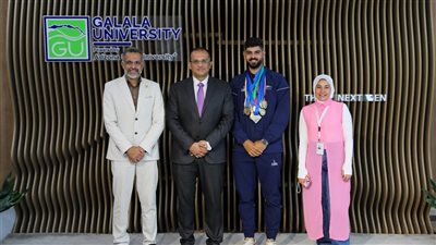 طالب بجامعة الجلالة يحصد 4 ميداليات في بطولة كأس مصر للتايكوندو 2026