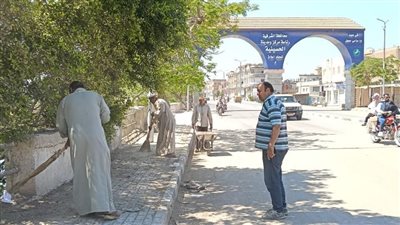 تكثيف حملات النظافة والتجميل ورفع المخلفات بالشرقية فى ثانى أيام العيد