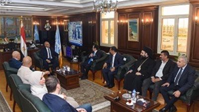 وفد «مستقبل وطن» بالإسكندرية يقدم التهنئة للمحافظ بمناسبة عيد الأضحى