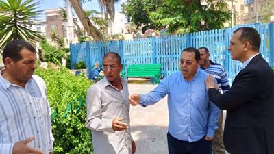 رئيس مدينة دمنهور يتابع انتظام الخدمات بحديقة الجمهورية في ثالث أيام عيد 