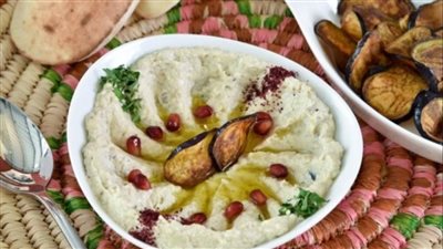البابا غنوج المدخن في البيت…من اشهر المقبلات الشامية  الشهية 