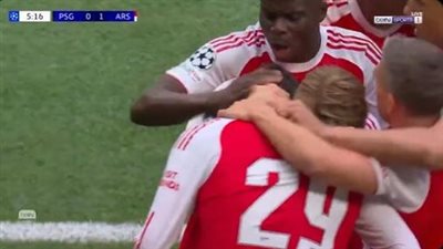 أهداف وملخص مباراة باريس سان جيرمان وآرسنال الشوط الأول في دوري أبطال أوروبا