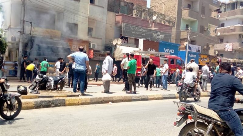 حريق بمطعم بمدينة