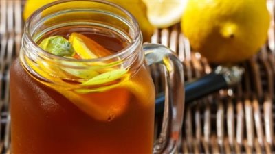 طريقه عمل ايس تي بالليمون مشروب صيفي منعش بنكهة الشاي 