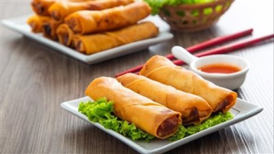 طريقة عمل سبرينغ رولز بالخضار الطازجة …مقبلات اسيوية شهيرة