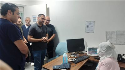 جولة تفقدية بعيادات مجمع السويس الطبي لمتابعة جودة الخدمات الطبية 