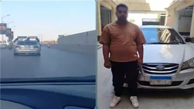 ضبط قائد ملاكي سمح لفتاتين بالجلوس على نافذتي السيارة بالقاهرة