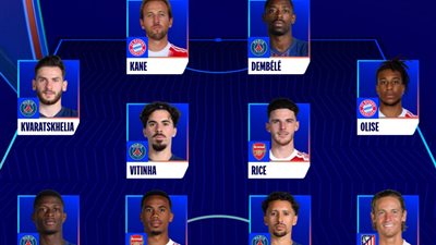 التشكيل المثالي لدوري أبطال أوروبا 2025-2026 اجتياح باريسي