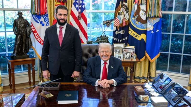 أحمد الشرع وترامب
