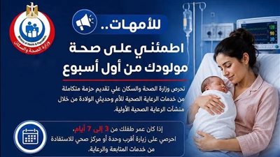 ضمن استراتيجية الصحة.. الدقهلية تبدأ تطبيق حزمة الخدمات الشاملة لحديثي الولادة